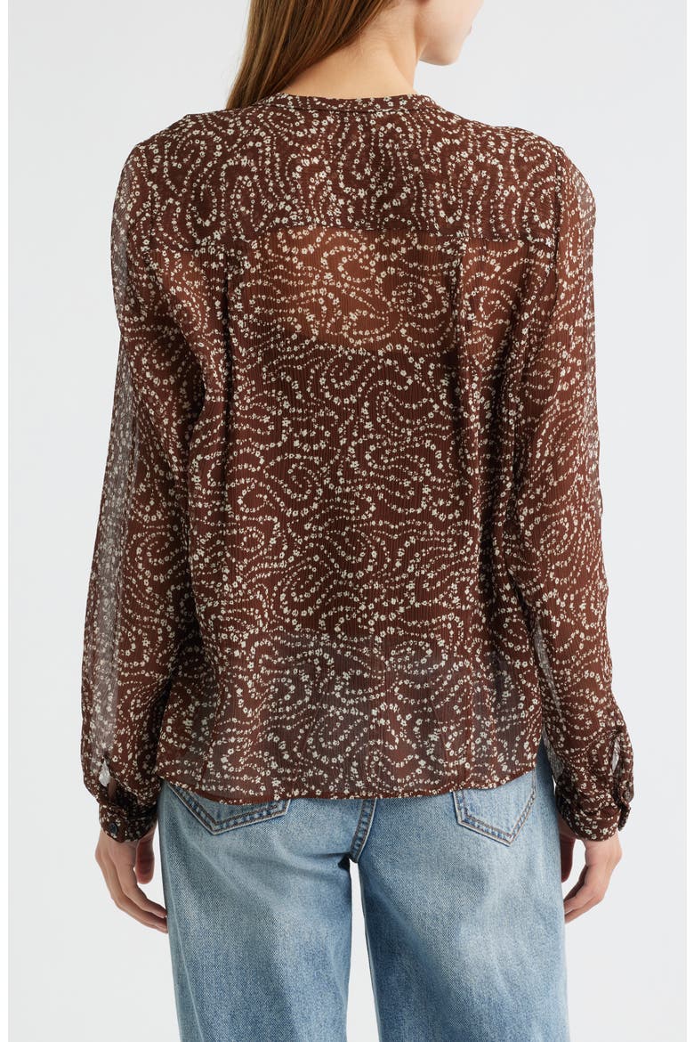 Amaris Pintuck Top, Alternate, color, BRWFL