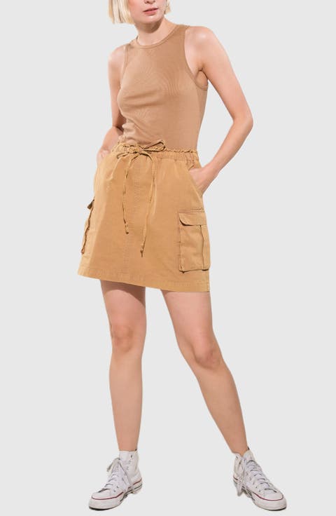 Mixed Media Tank Dress