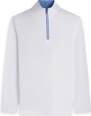 Bugatchi Mélange Quarter Zip Pullover