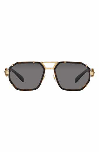 Versace 58mm Irregular Sunglasses