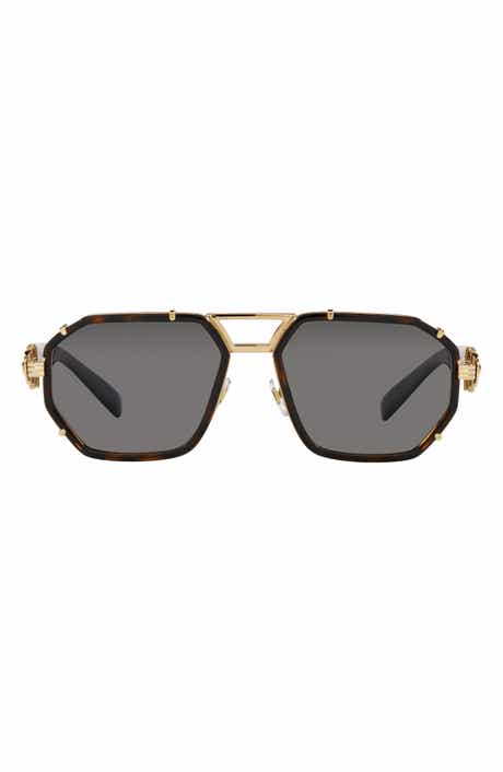 Versace 58mm Irregular Sunglasses