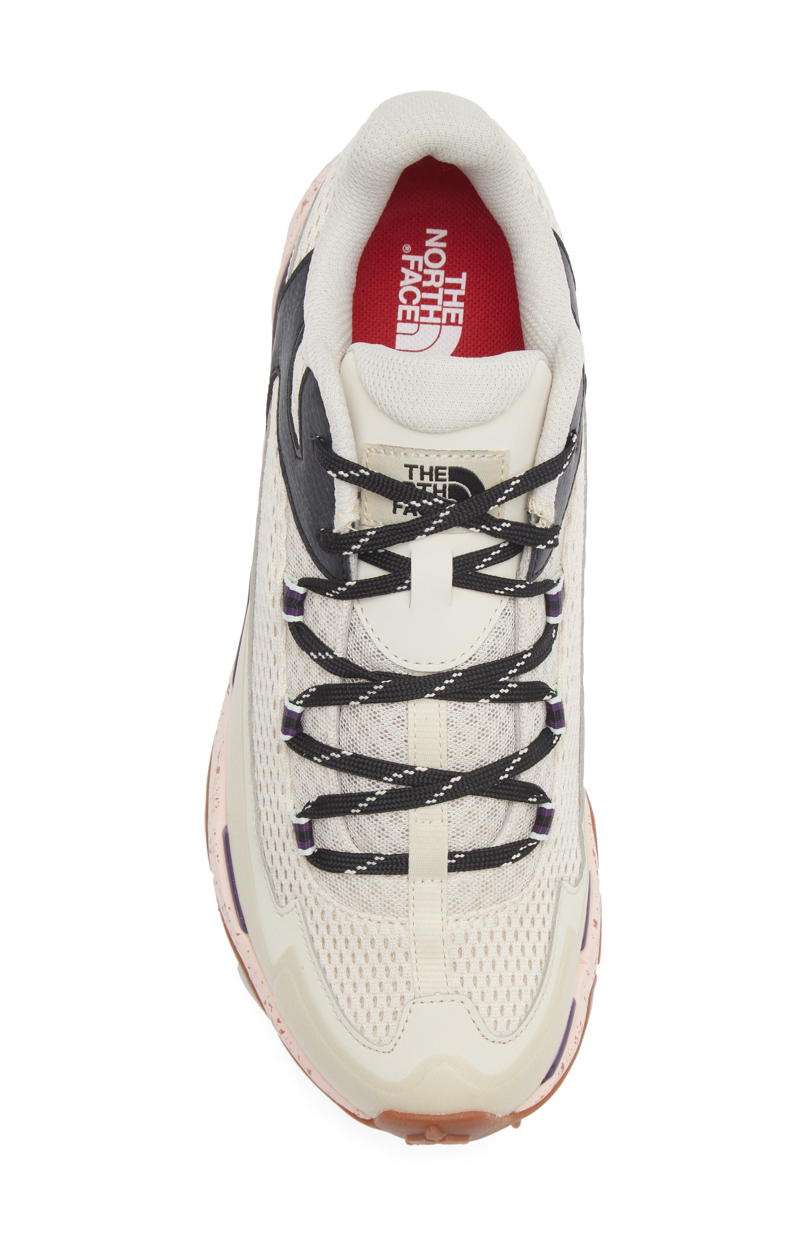 The North Face VECTIV Taraval Water Resistant Trail Running Sneaker, Alternate, color, Off White
