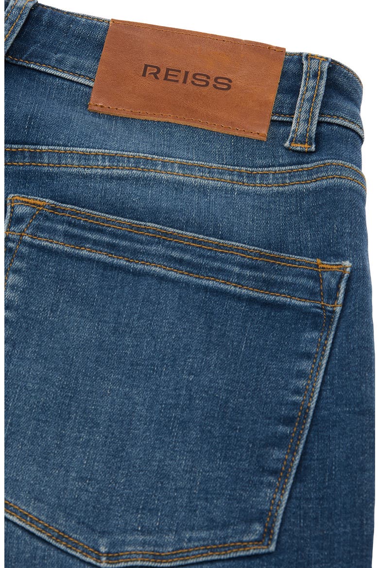 Addie Wide Leg Jeans, Alternate, color, MID BLUE