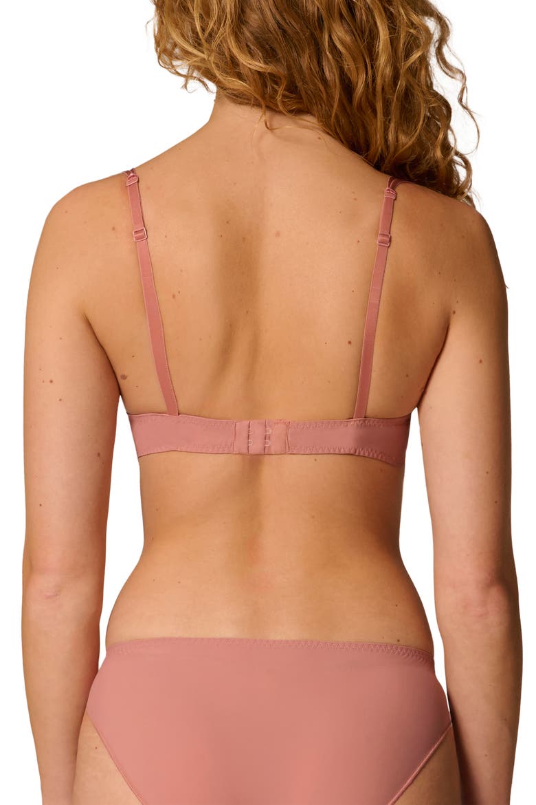 'Delice' Underwire Demi Bra, Alternate, color, SMOKEY PINK