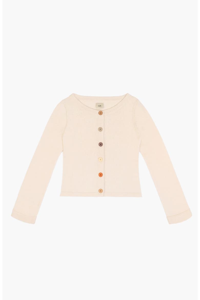 Long Sleeve Cashmere Cardigan, Main, color, Cream