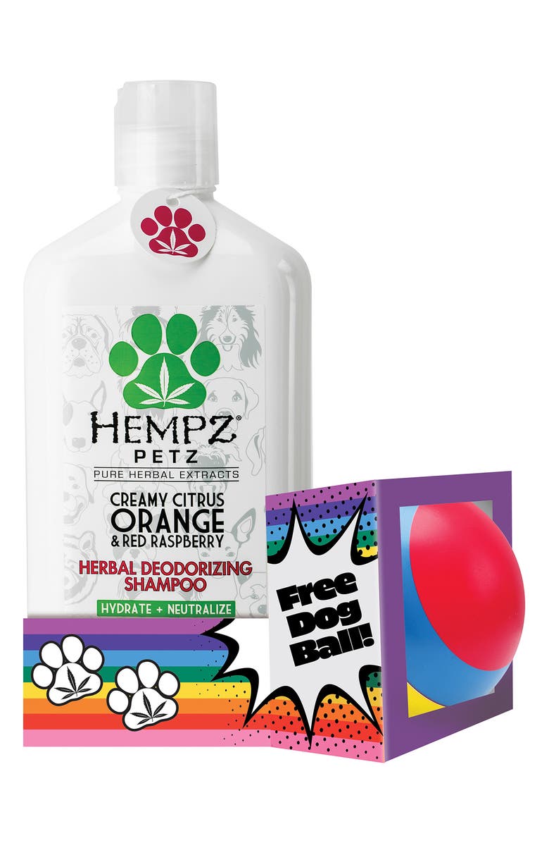 HEMPZ Petz Herbal Deodorizing Shampoo 17 oz. - Limited Edition, Main, color,