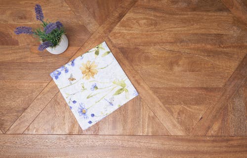 C & F Home C&f Home Lovely Blues Cotton Cloth Napkins Set Of 6 In Blue