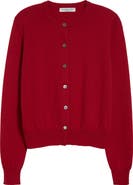 Johnstons of Elgin Iris Cashmere Crewneck Cardigan