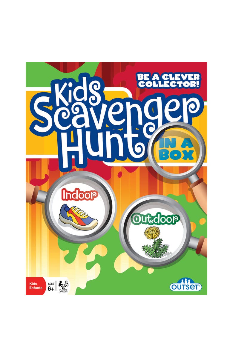 Outset Media Kids Scavenger Hunt An Active Game For Indoors Or Outdoors Ages 6+, Alternate, color, Multicolored