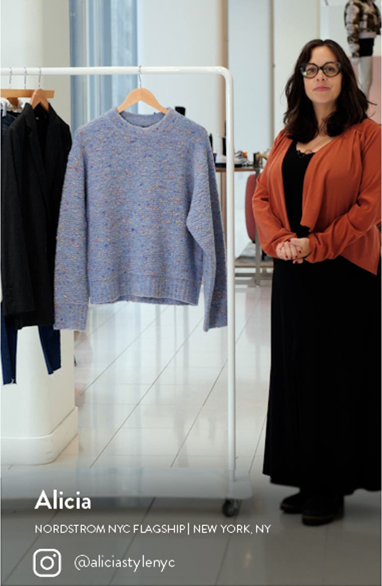 Boxy Merino Wool Blend Sweater
