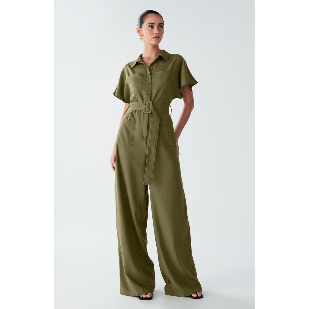 Willa Zel Jumpsuit In Green