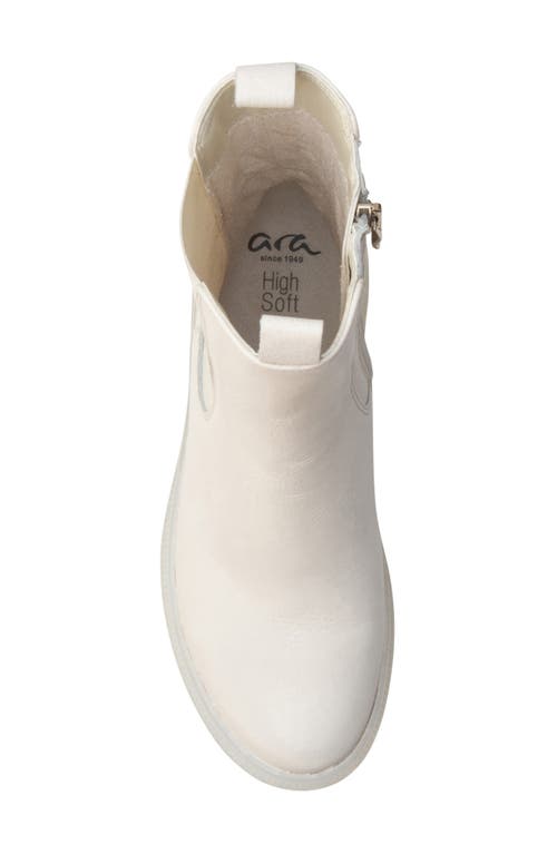 Ara Darling Chelsea Boot In White