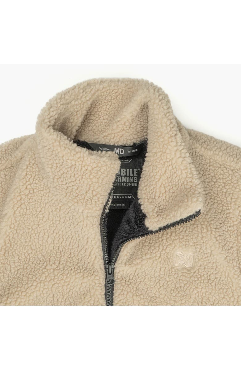 Mobile Warming Upland Heated High-Pile Fleece Vest, Alternate, color, Coffee