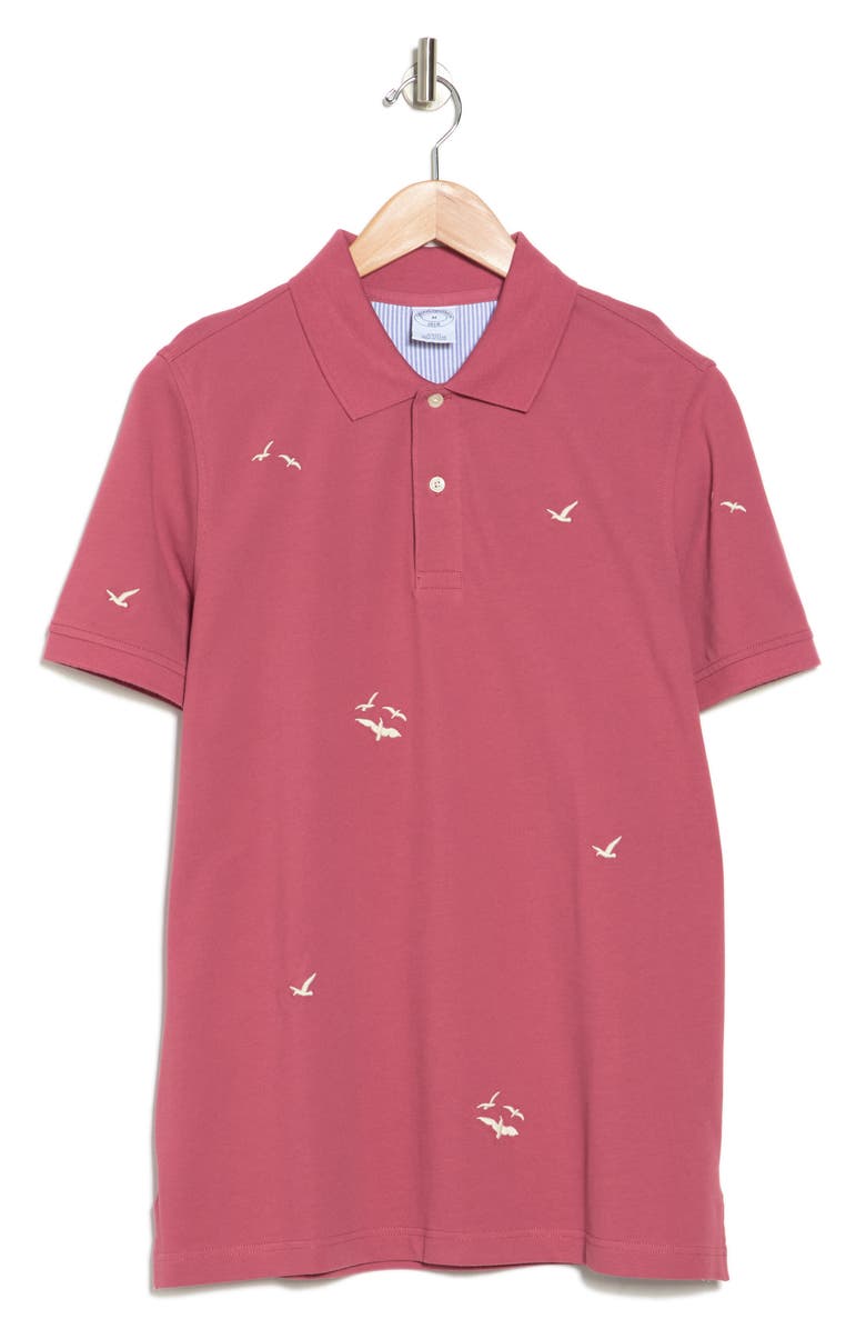Brooks Brothers Seagull Embroidered Polo, Alternate, color, 