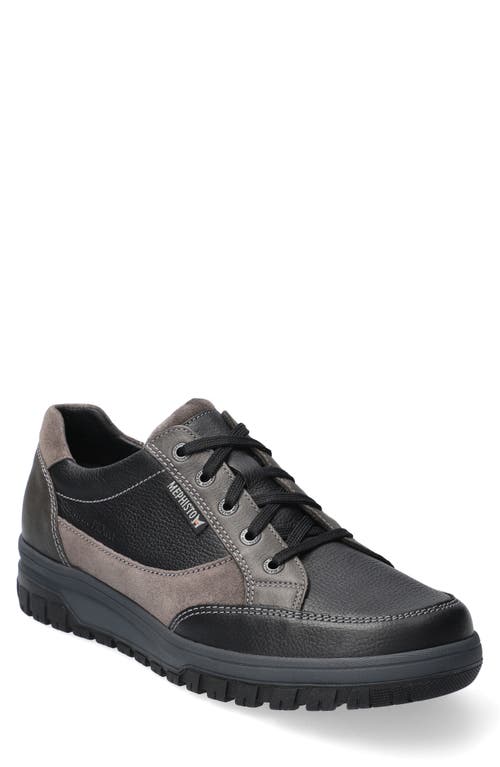 Mephisto 'Paco' Waterproof Walking Sneaker in Black Nevada  product