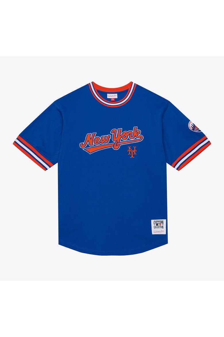 Men's Mitchell & Ness  Royal New York Mets Wild Pitch Ringer T-Shirt, Main, color, Royal
