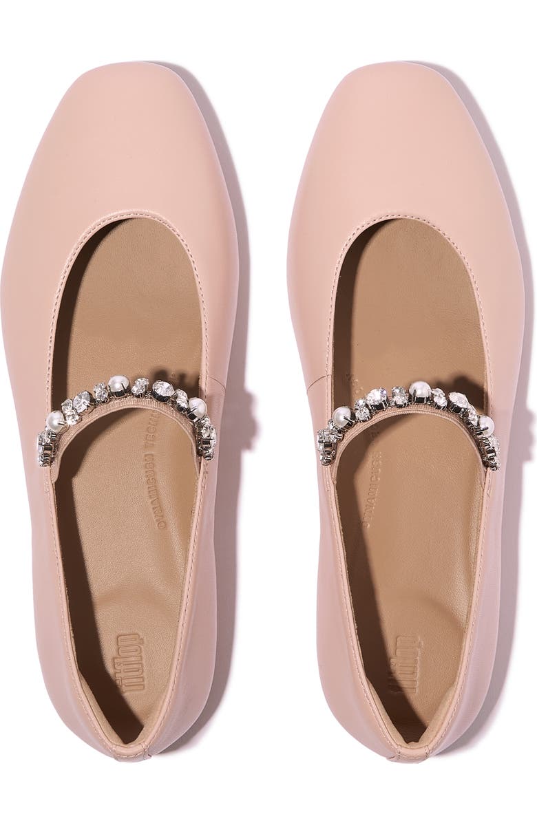 FitFlop Delicato Pearls & Crys Ballet, Alternate, color, Faded Blush