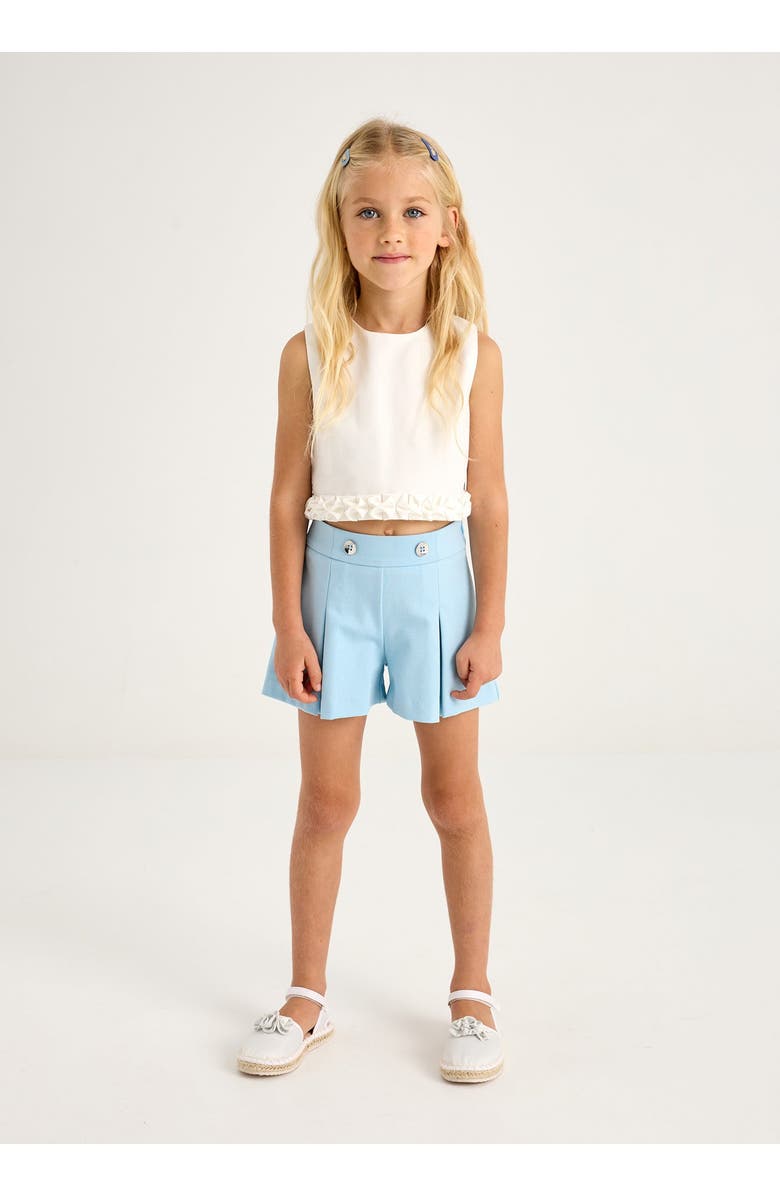 Mayoral Button Shorts, Alternate, color, Blue