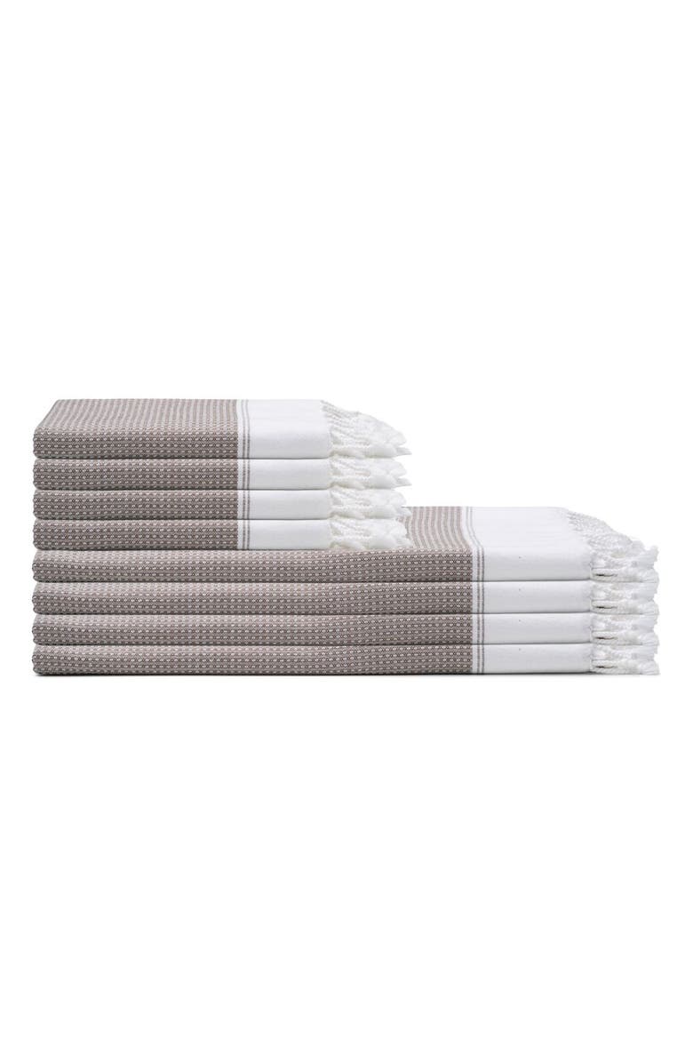 Oliviera Home Pria Turkish Cotton Towel Bundle, Main, color, Light Gray