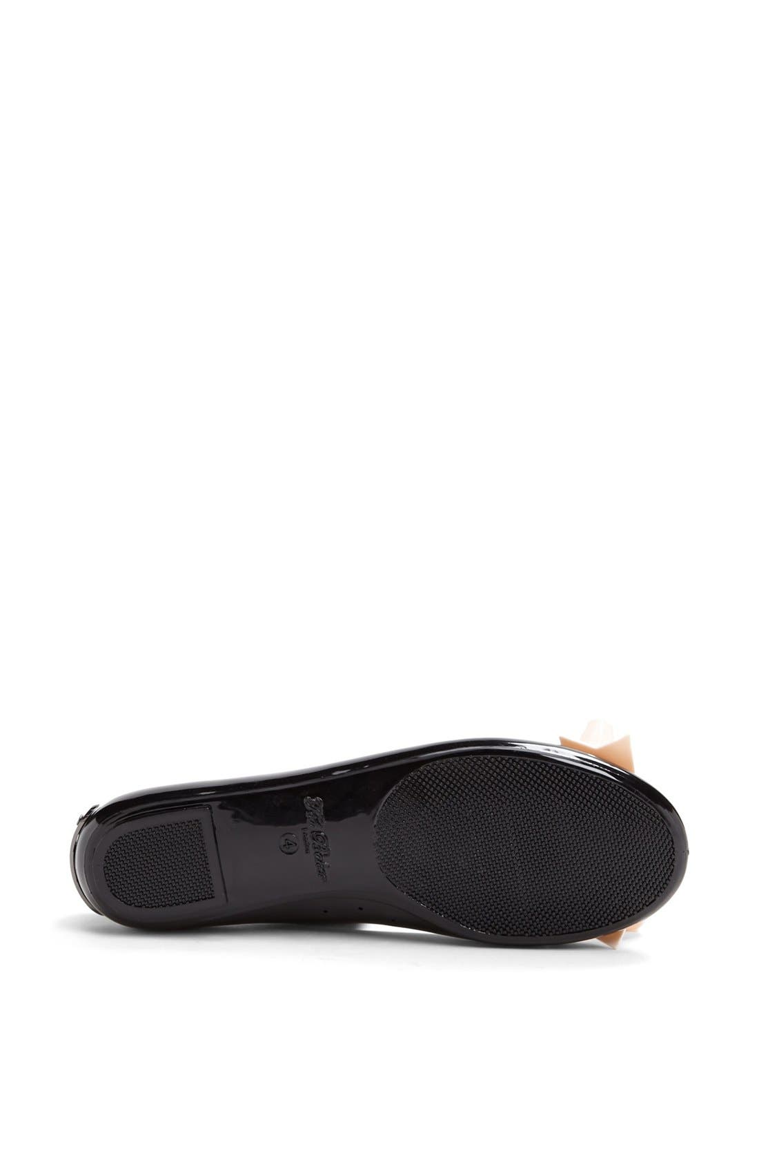 'Narea' Flat, Alternate, color, BLACK/ LIGHT PINK