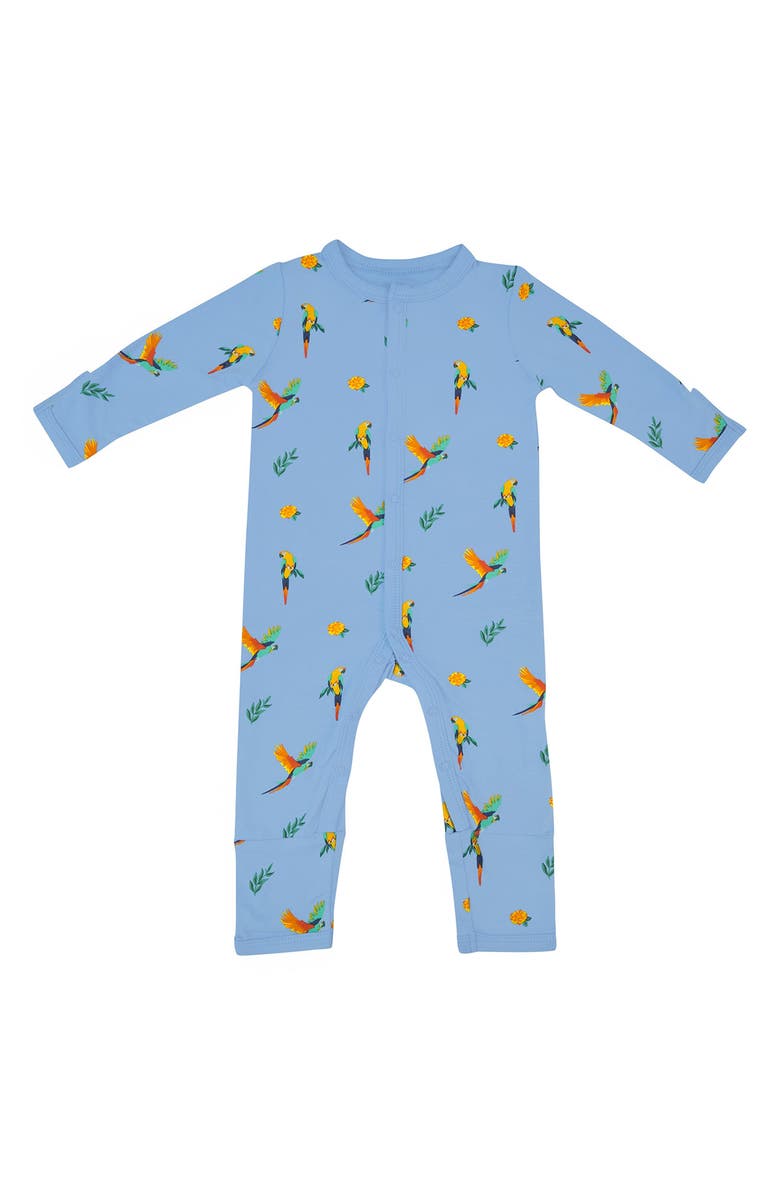 Kyte BABY Macaw Snap Romper, Main, color, 