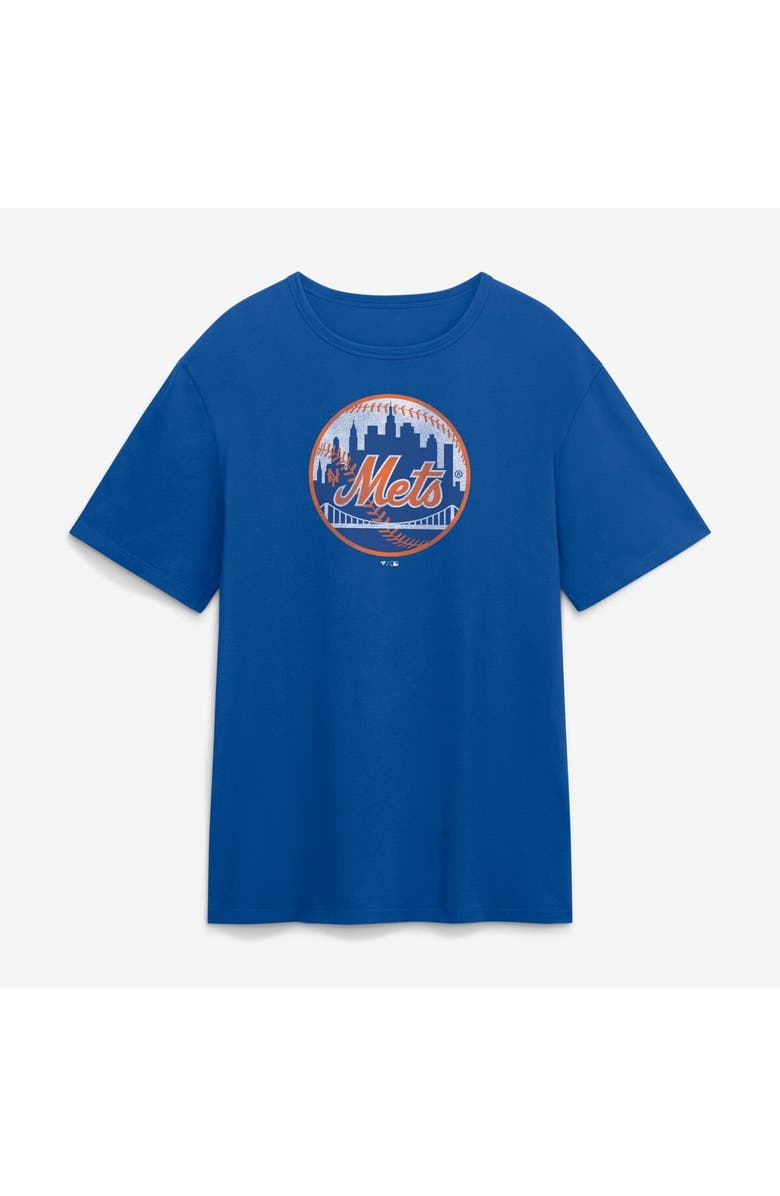 FANATICS Men's Fanatics Royal New York Mets Vintage Logo Legacy T-Shirt, Main, color, Royal