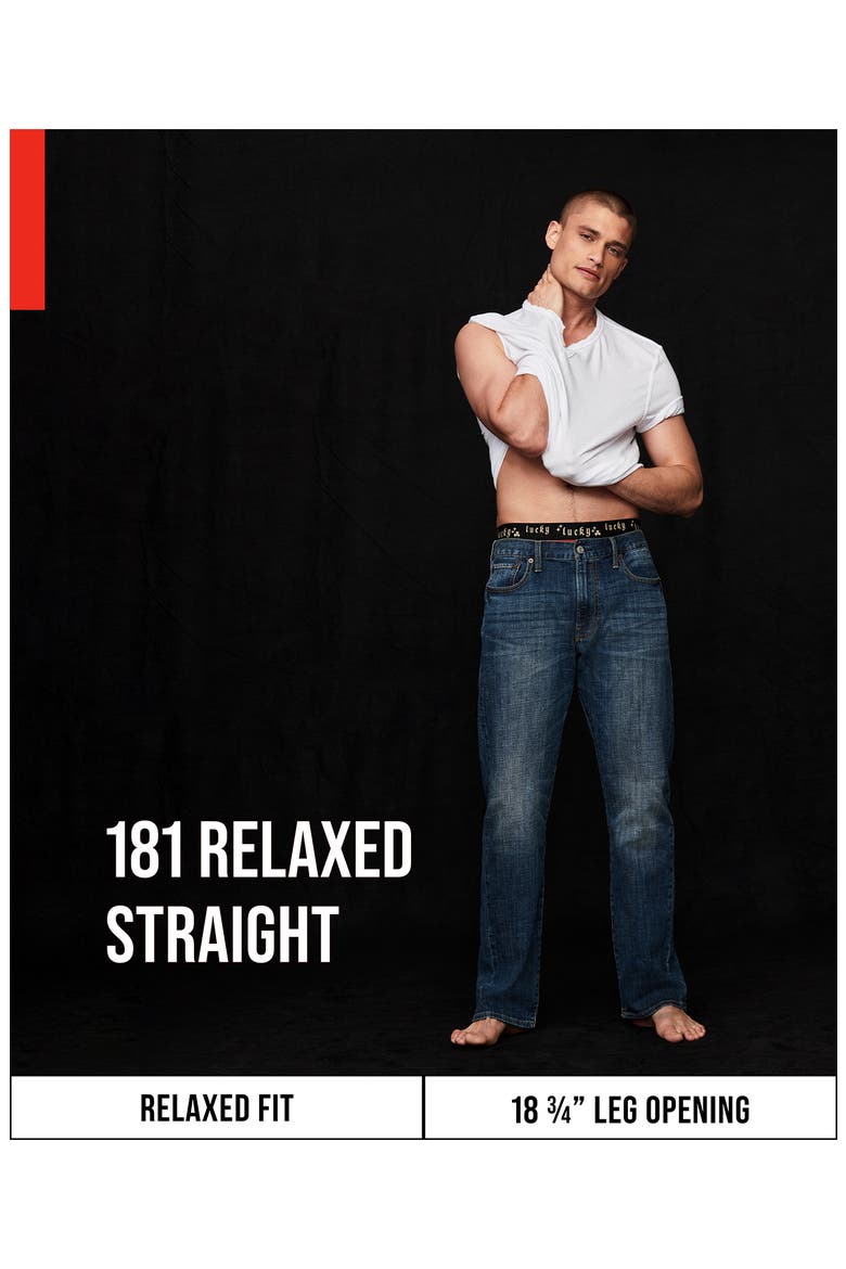 181 Relaxed Straight Leg Jeans, Alternate, color, BELMAR