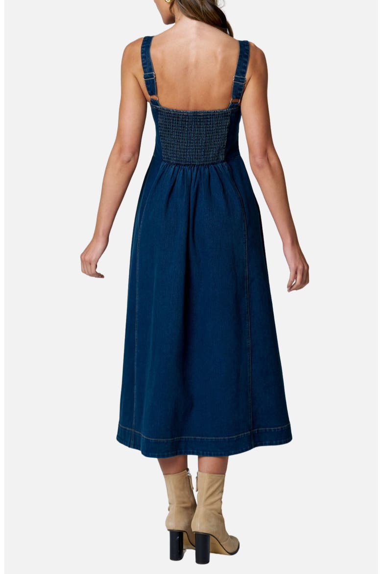 Denim Midi Dress, Alternate, color, DENIM