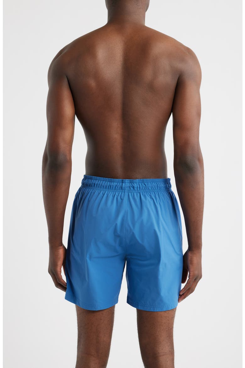 Shark Swim Trunks, Alternate, color, BRIGHT BLUE