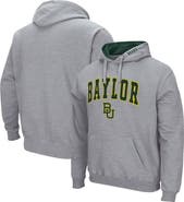 COLOSSEUM Men's Colosseum Heather Gray Baylor Bears Arch & Logo 3.0 Pullover Hoodie
