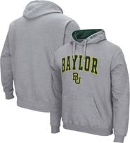 COLOSSEUM Men's Colosseum Heather Gray Baylor Bears Arch & Logo 3.0 Pullover Hoodie