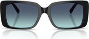 Tiffany & Co. 55mm Gradient Rectangular Sunglasses