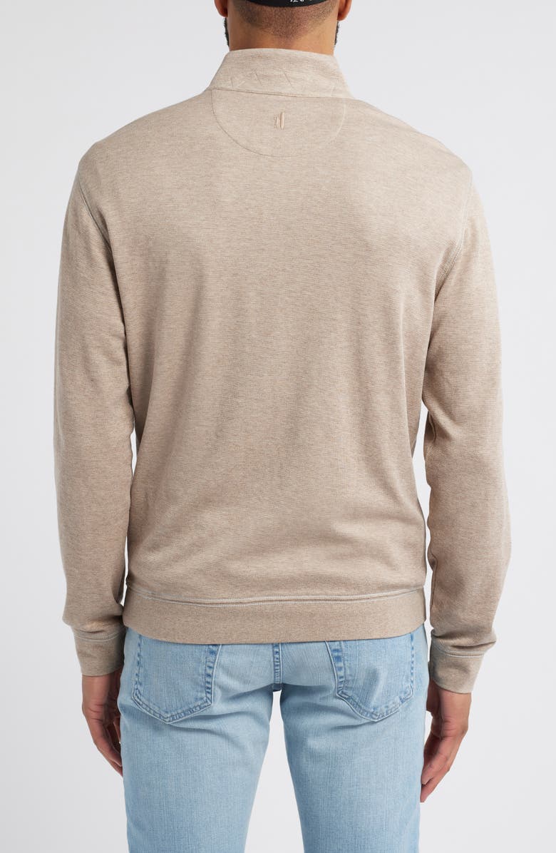 johnnie-O Hanks Quarter Zip Pullover, Alternate, color, Hazelnut