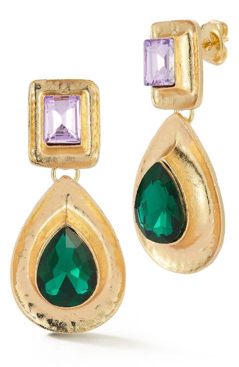 Teardrop Statement Earrings