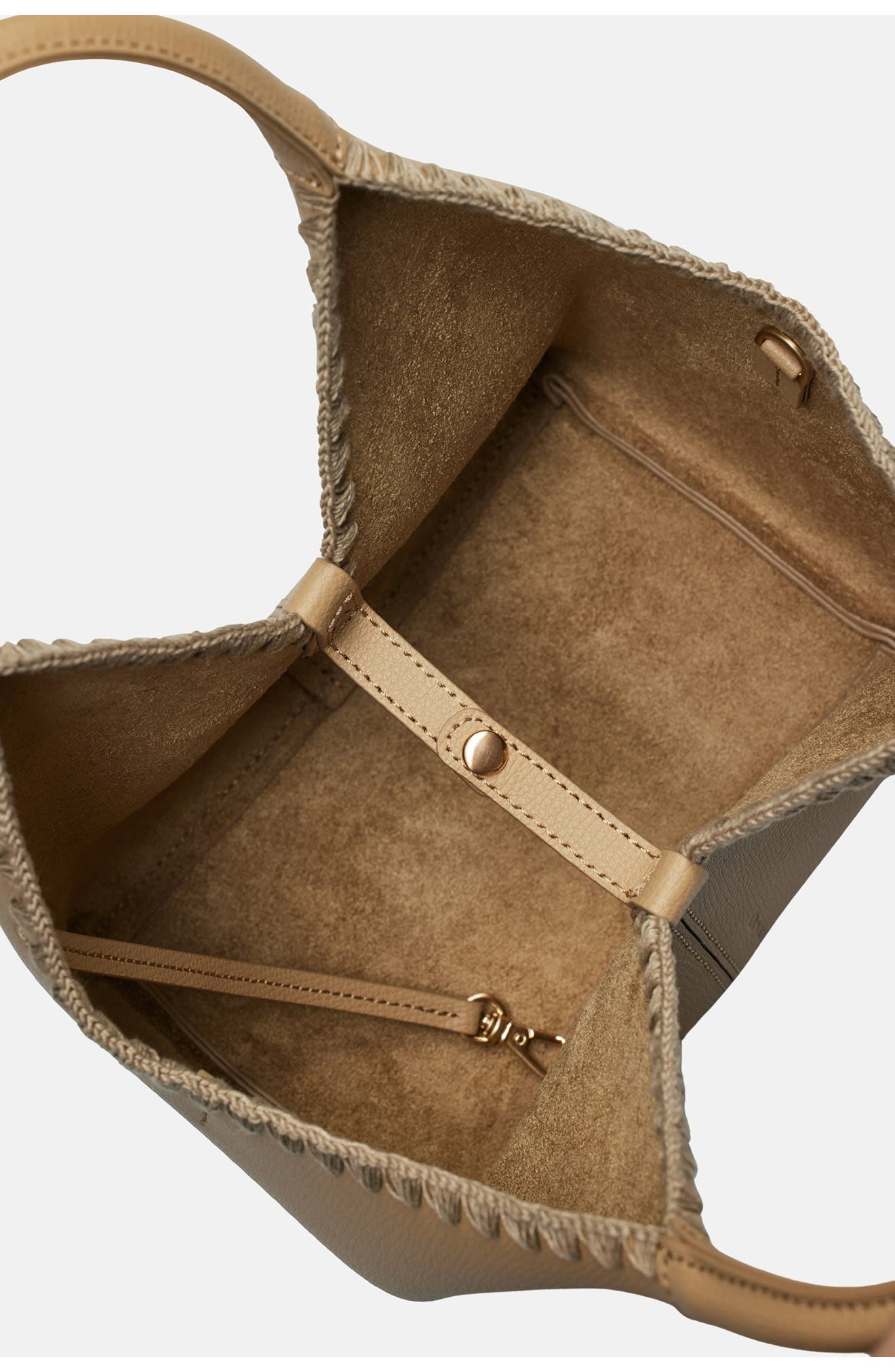 Vanessa Leather Satchel, Alternate, color, BROWN SUGAR