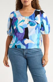 Renee C Puff Sleeve Top