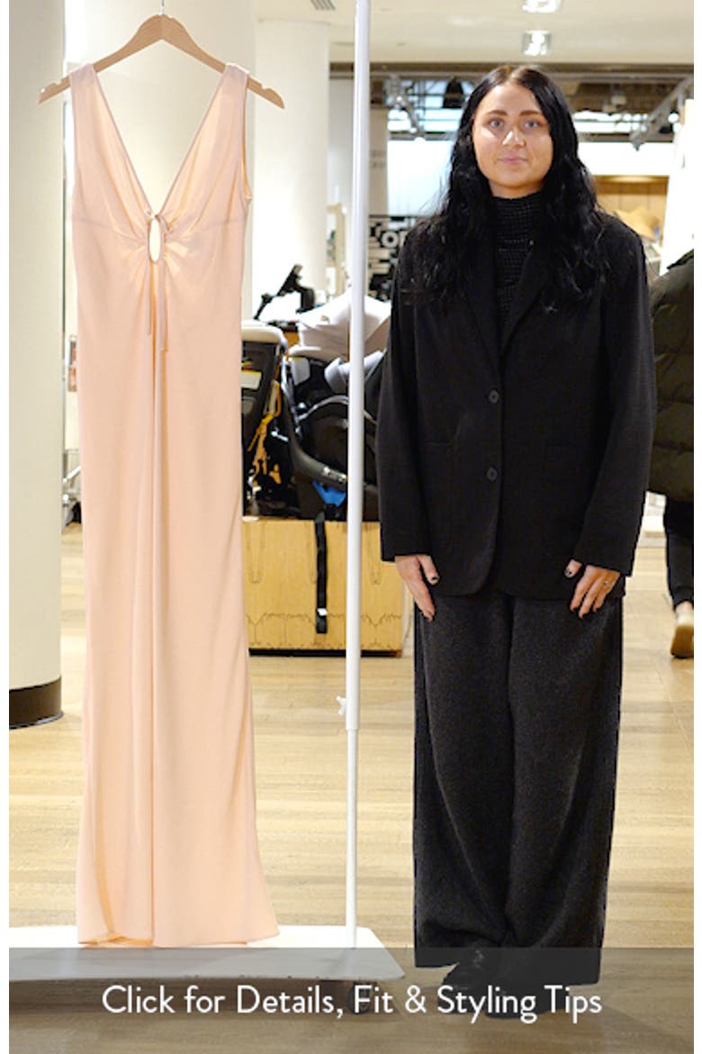 Reese Low Back Gown video