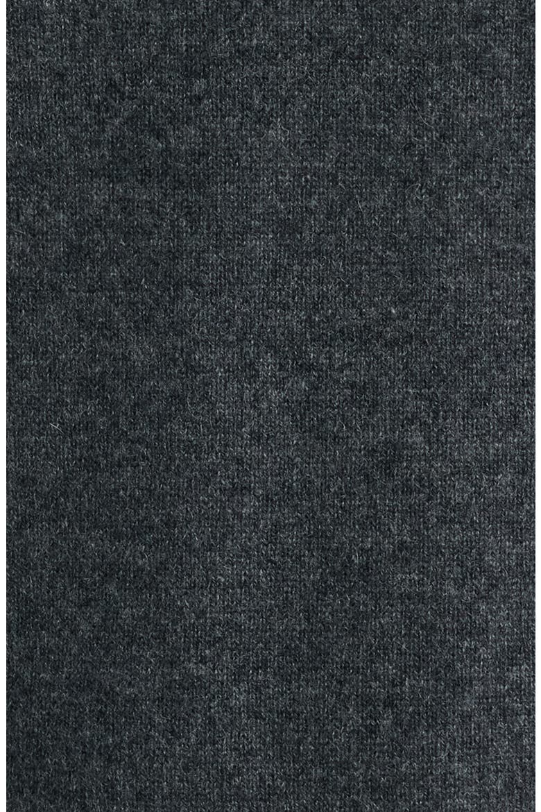 Cashmere Henley Sweater, Alternate, color, GREY METEOR HEATHER