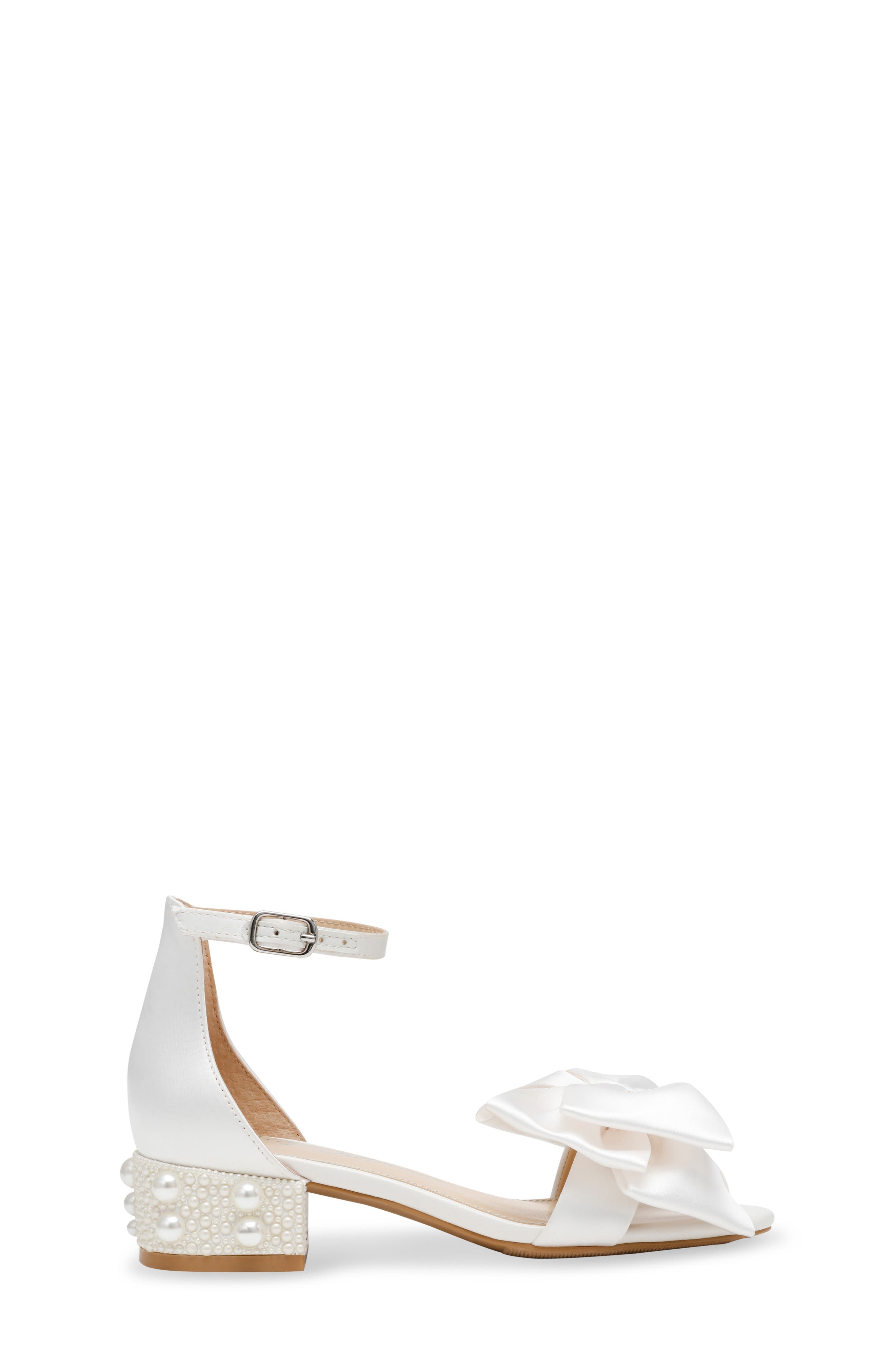 Kids' Lulu Ankle Strap Sandal, Alternate, color, IVORY