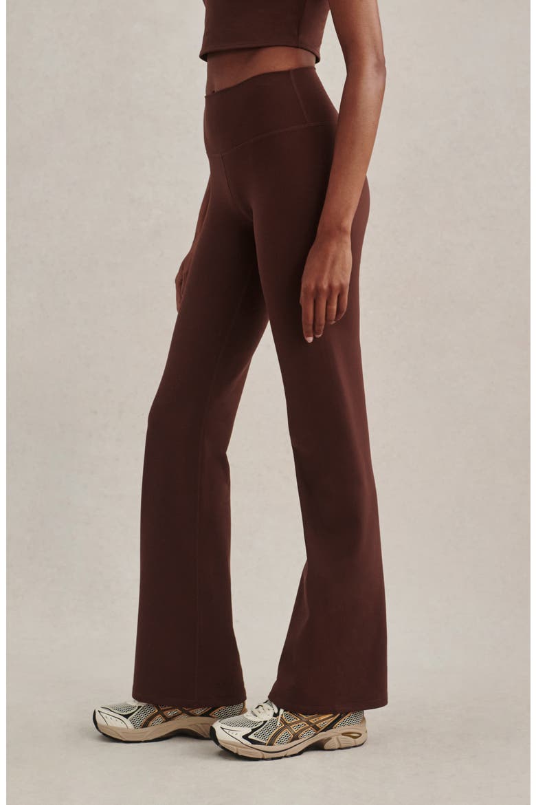 Always High Waist Flare Leggings, Alternate, color, MAHOGANY