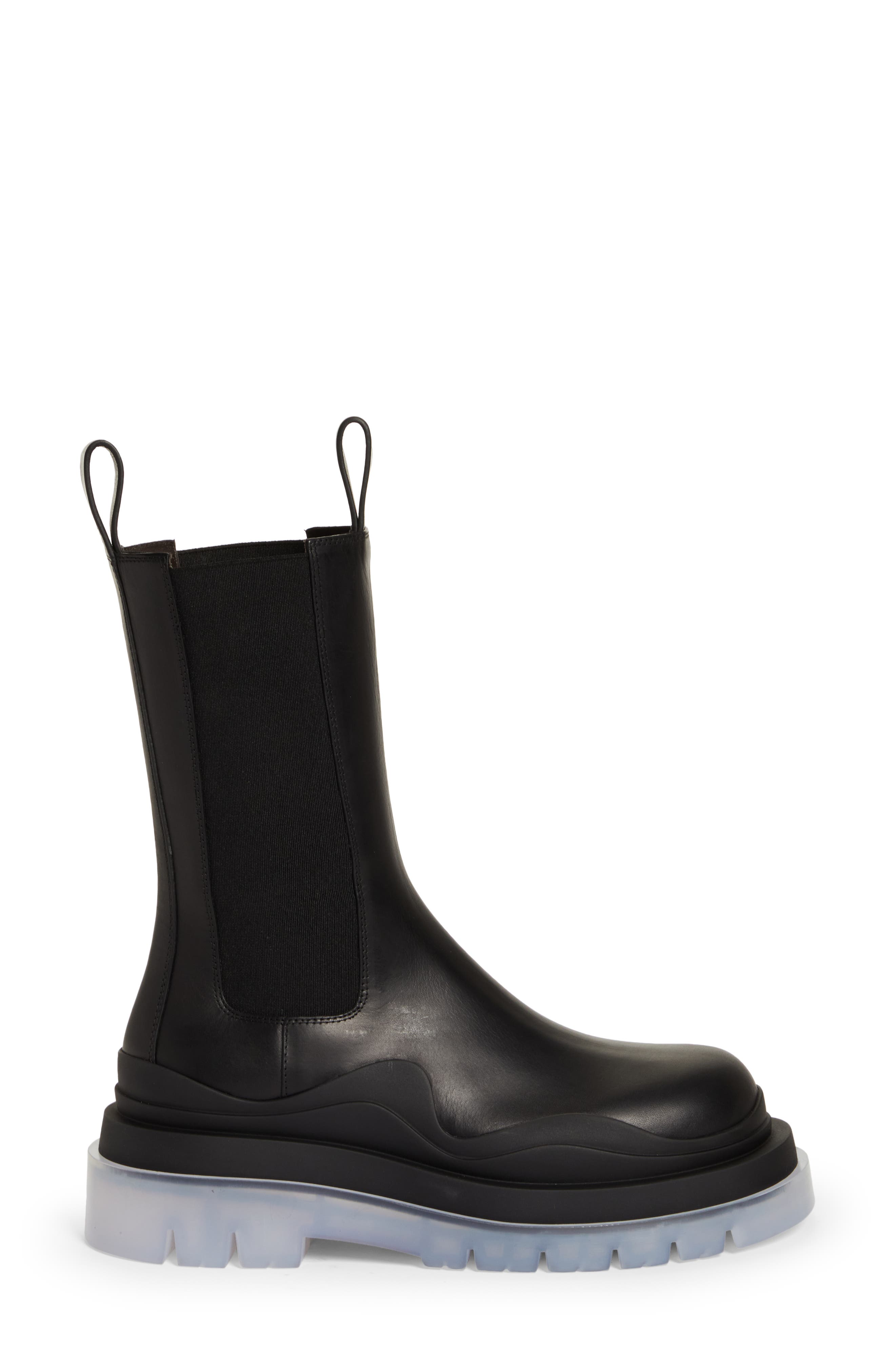 Bottega Veneta BV Tire Clear Sole Chelsea Boot, Alternate, color, 
