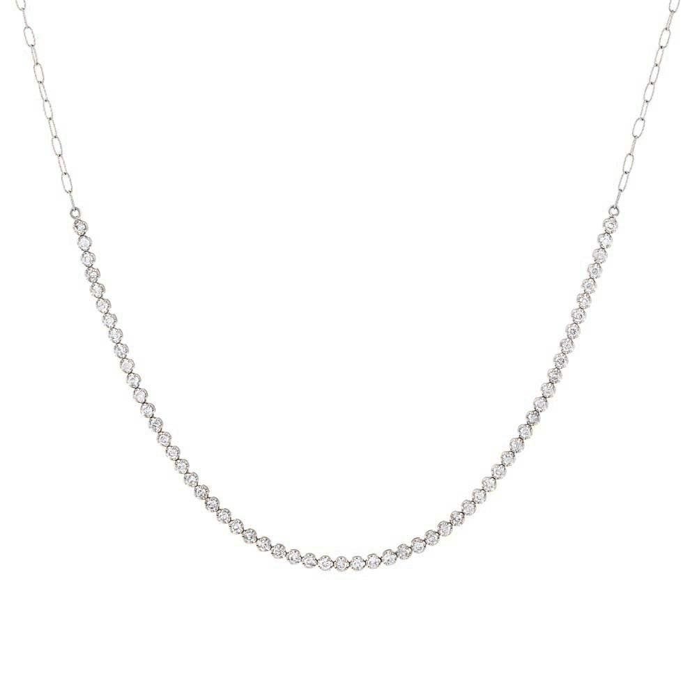 14K White Gold - 2 Carat