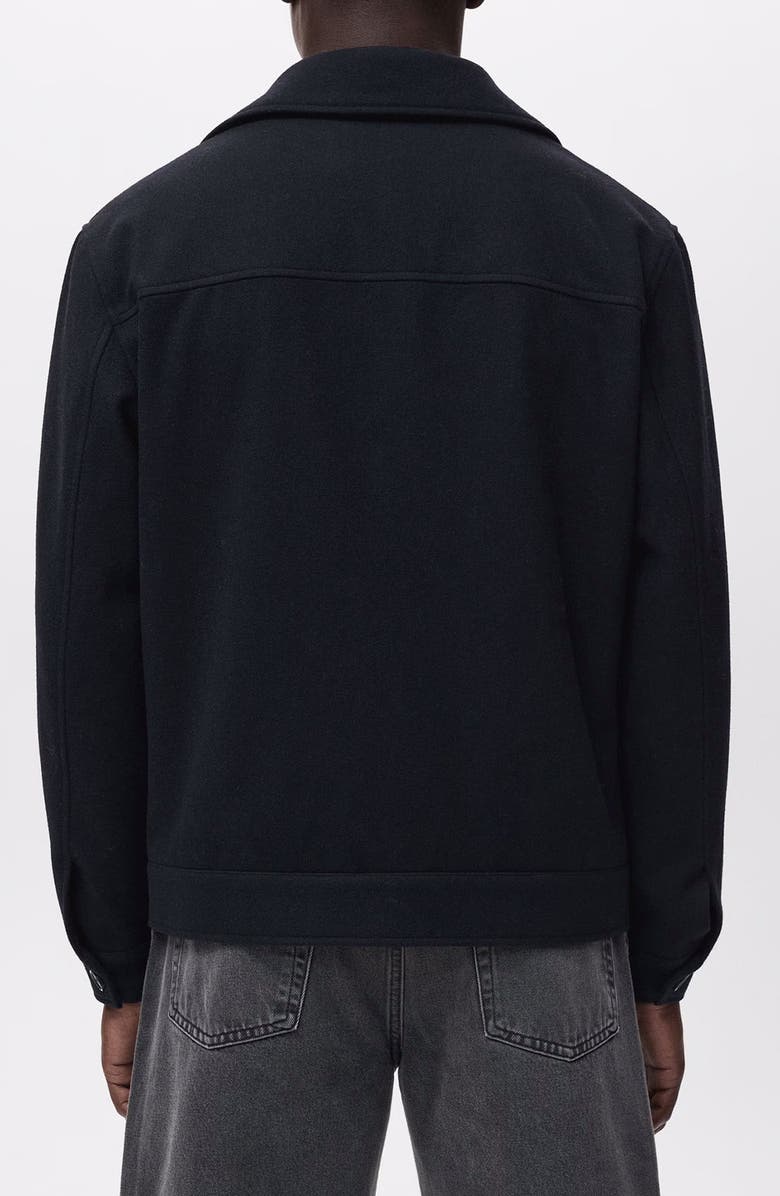 MANGO Wool Blend Jacket, Alternate, color, 