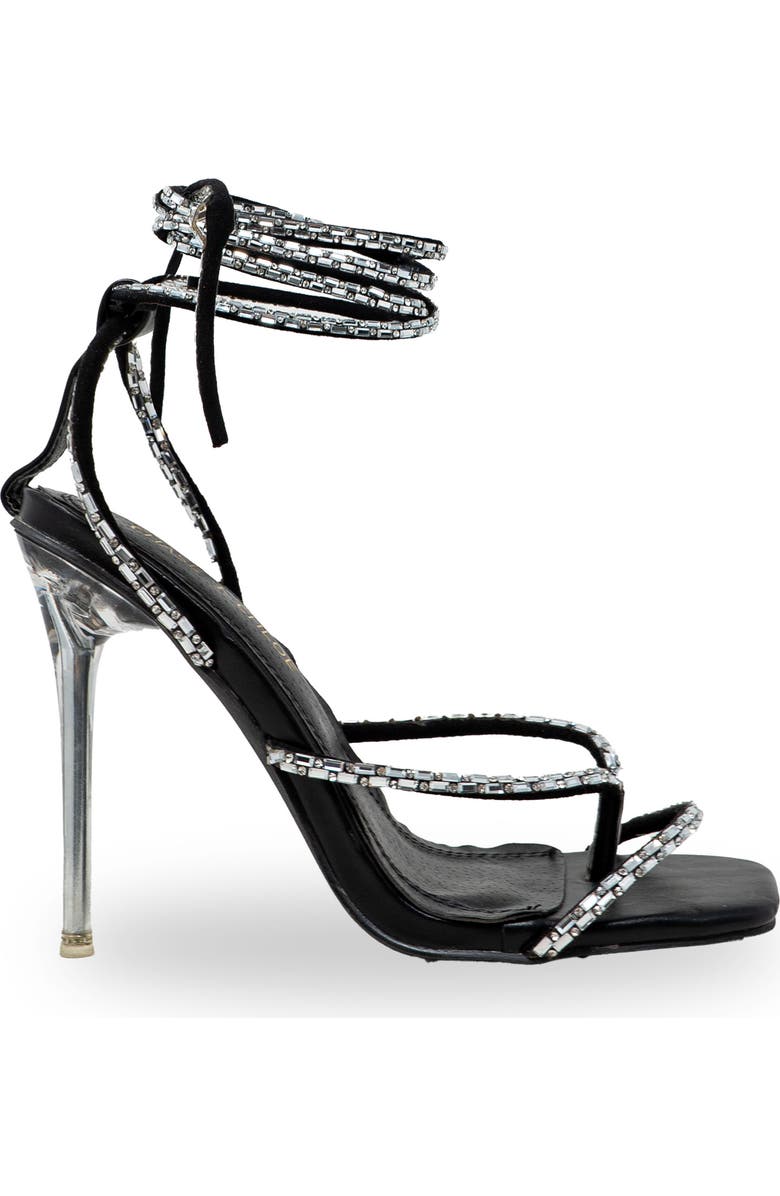 CHASE AND CHLOE Ankle Tie Sandal, Alternate, color,