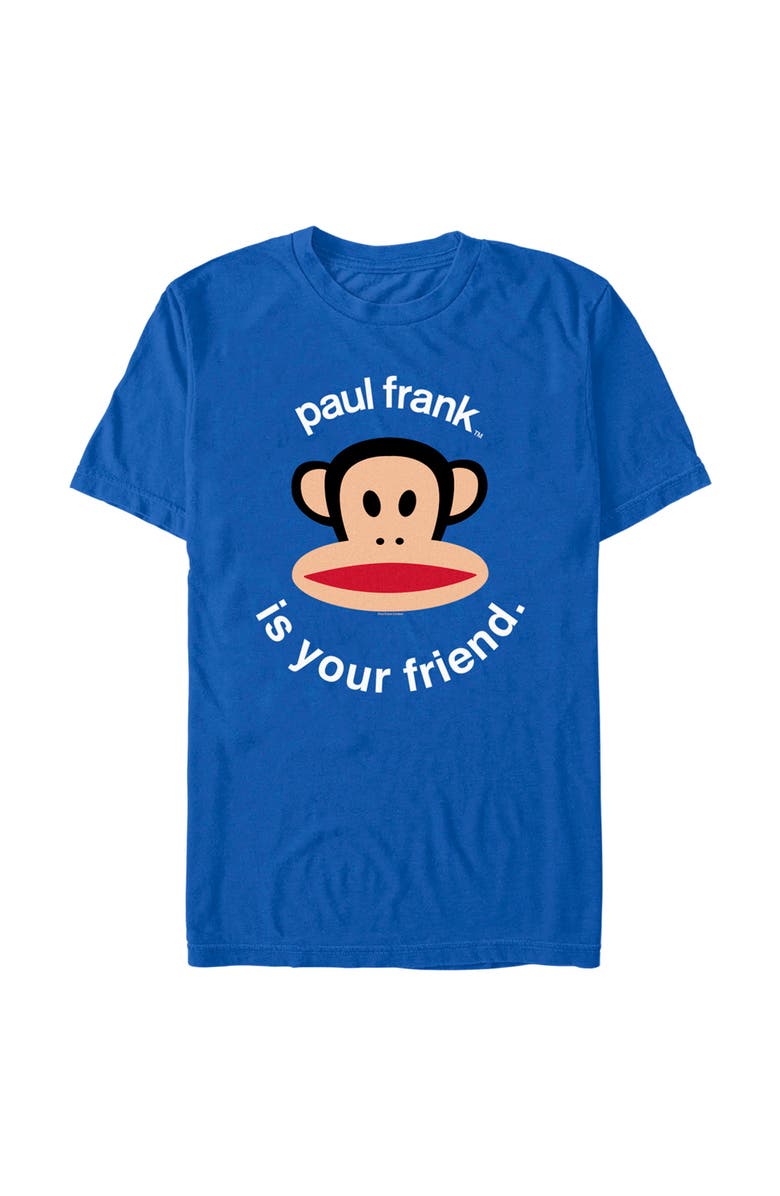 Paul Frank Men's Paul Frank Is Your Friend Julius Graphic T-Shirt, Main, color, Royal Blue