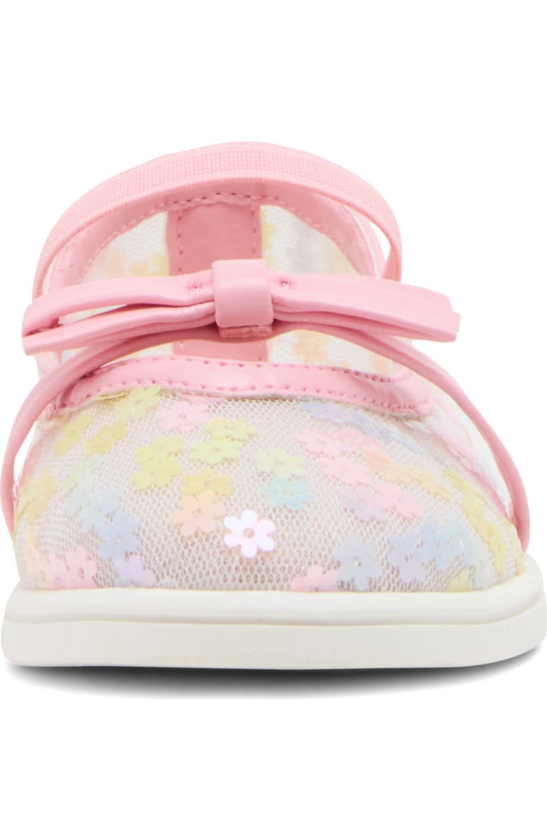 Steve Madden Kids' Tburdie Mary Jane Flat, Alternate, color, Pink Floral Multi Sequin