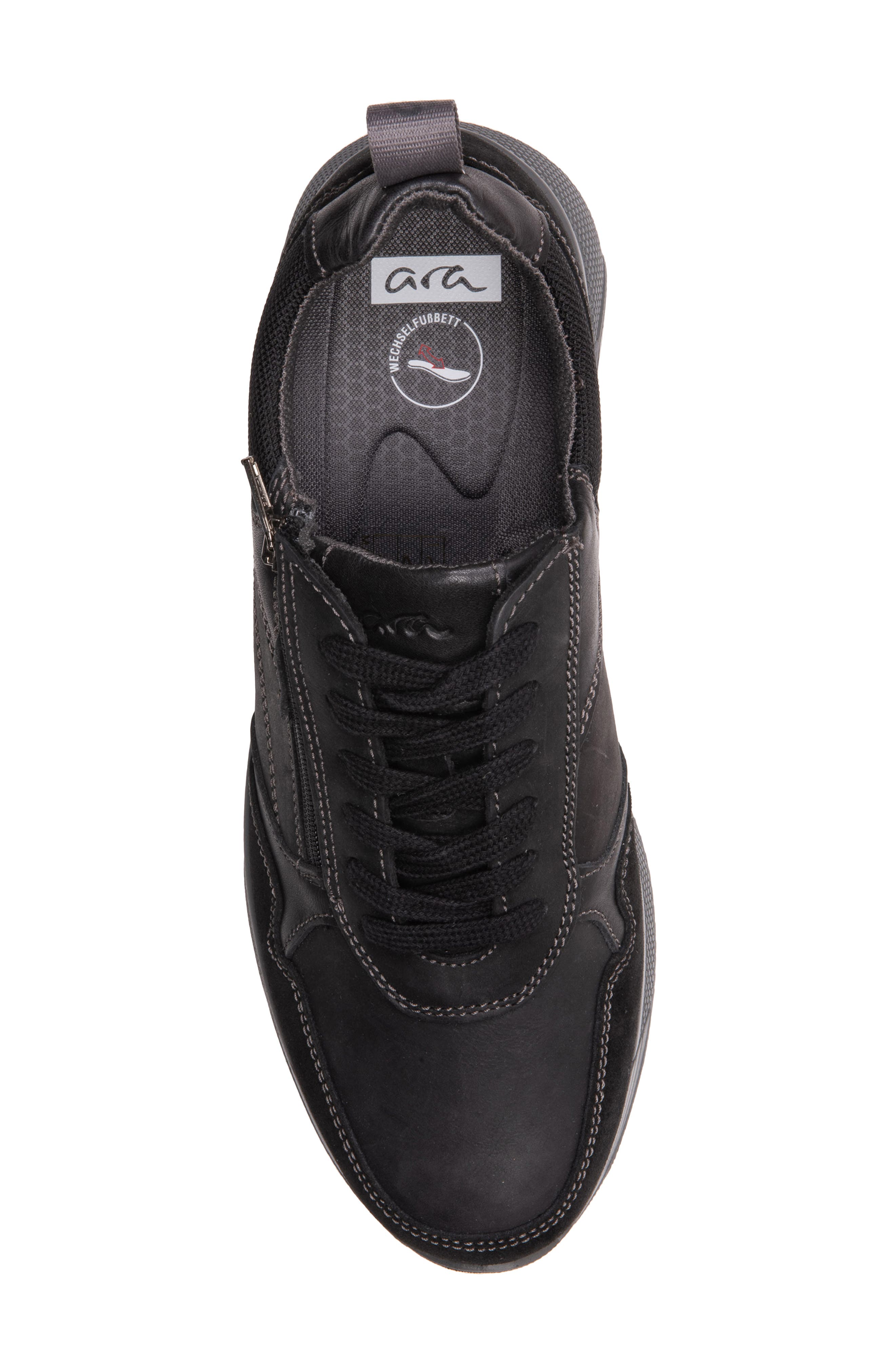 ara Novato Sneaker, Alternate, color, Black