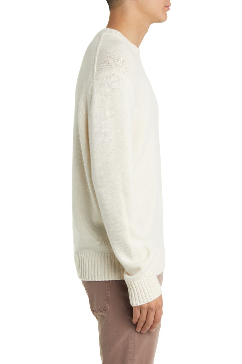 Cashmere Crewneck Sweater, Alternate, color, CREAM