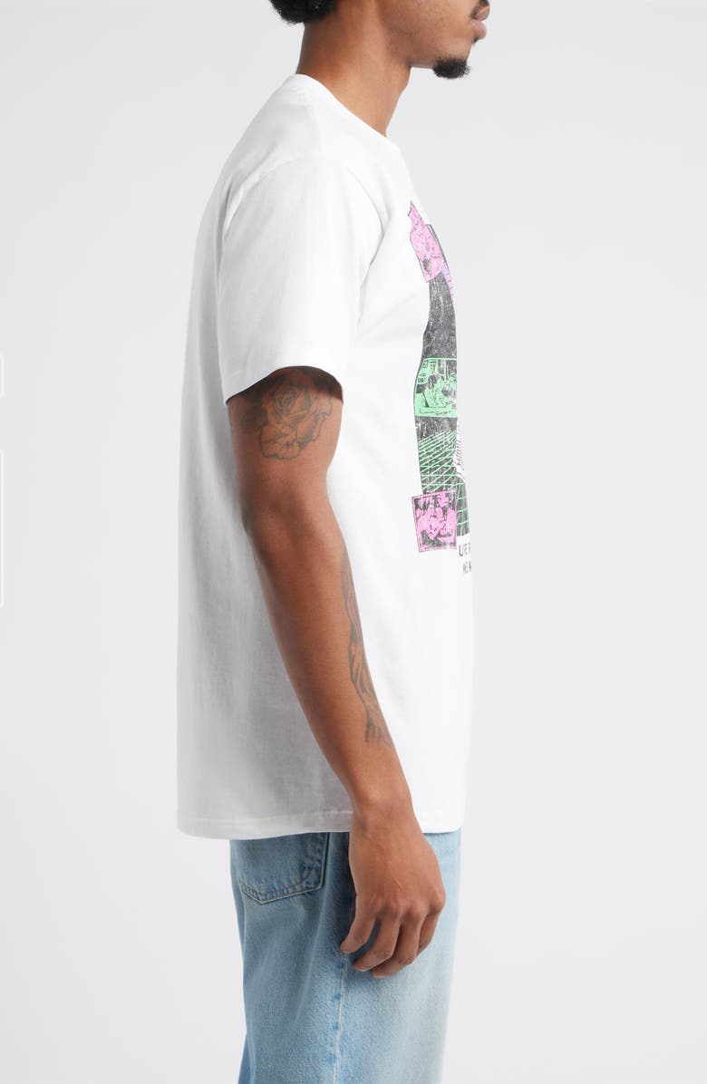 Club Vintage Y2K Cotton Graphic T-Shirt, Alternate, color, White