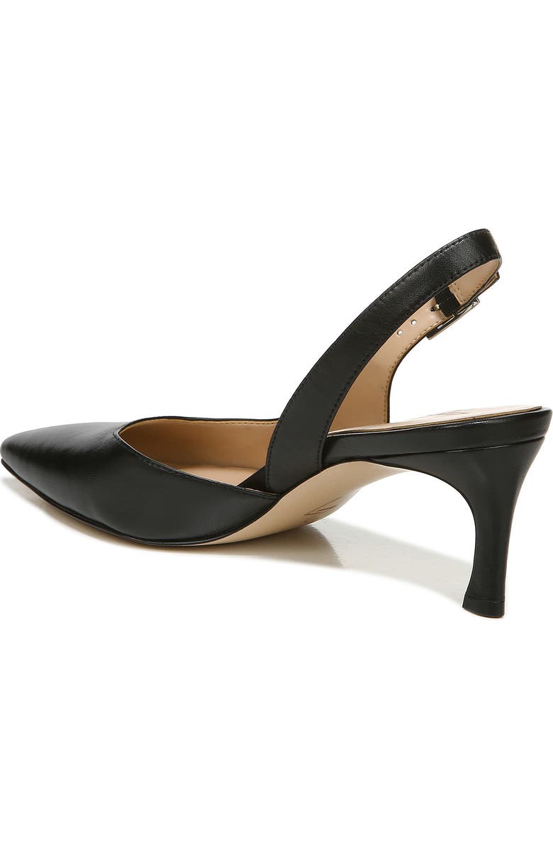 27 EDIT Naturalizer Felicia Slingback Pointed Toe Pump, Alternate, color, Black Leather